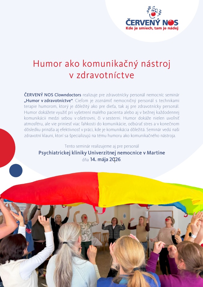 Humor v zdravotníctve - seminár pre zdravotníkov